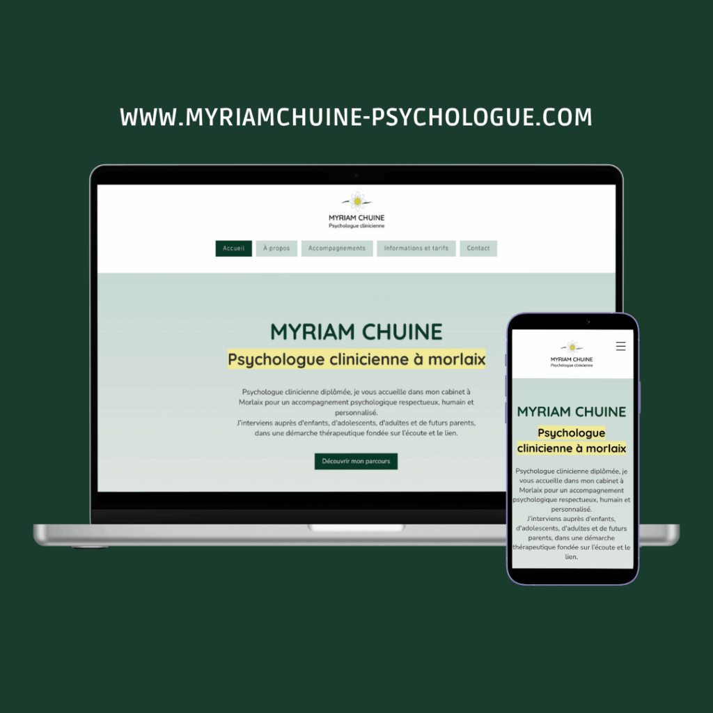 Site Web - Myriam Chuine